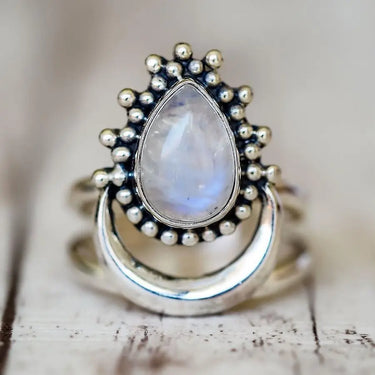 Moon Dew Moonstone Ring-Your Soul Place